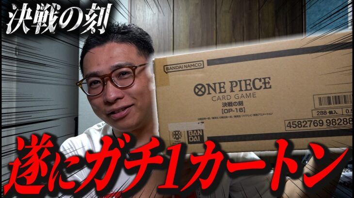 【ワンピースカード】破産覚悟の20万円かかった1カートンを開封します。 #決戦の刻