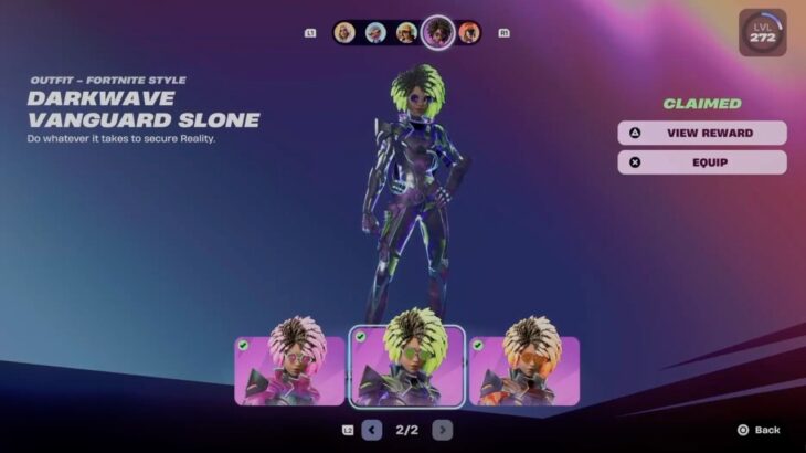 How to Unlock Darkwave Vanguard Slone Skin in Fortnite | Battle Pass Bonus Rewards Page 2