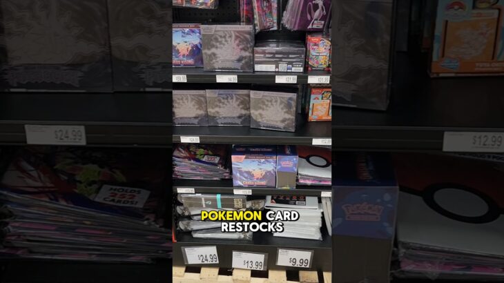 Huge Pokemon Card Restock! Pitch Black