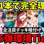 本当に強いスタデッキはどれ？ST31〜36合流で激変した『16.5弾環境Tier表』をガチ徹底解説！【ワンピース カード ONE PIECE/ワンピカ対戦/環境Tier表/高騰/環境ランキング】