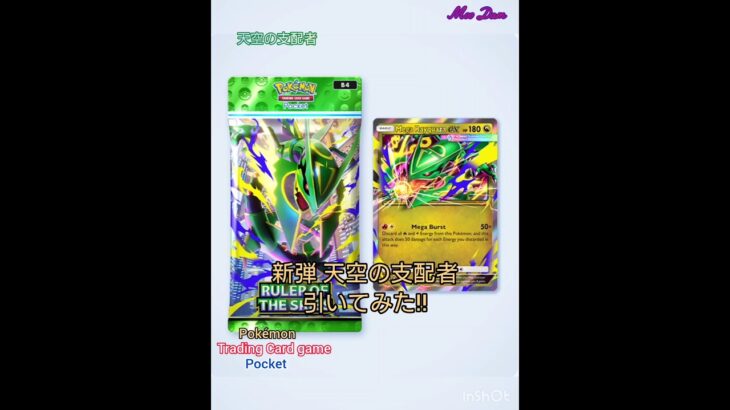 【ポケポケ】新弾 天空の支配者を引いてみた‼️ ダイケンキって知らん