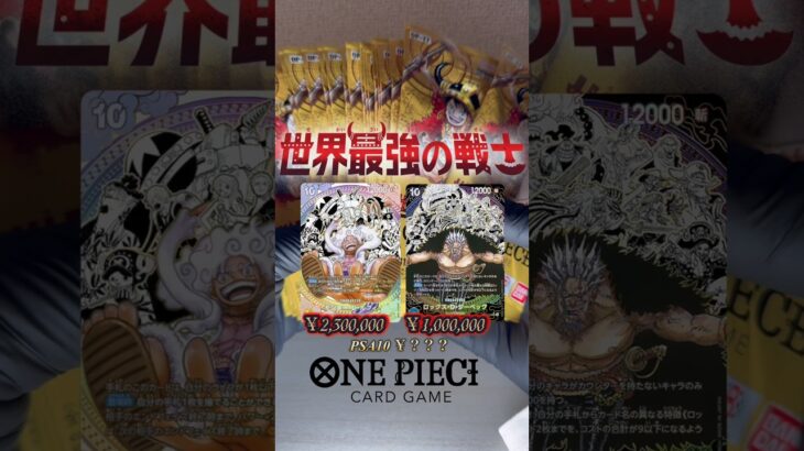 新弾！世界最強の戦士10パック開封した結果…