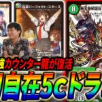 《桜龍パーフェクト・スターズ》で好きなドラゴンに変身するお祭りデッキ『パーフェクト5cドラゴン』を紹介！【デュエマ/対戦】