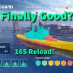 HMS VANGUARD WITH A 16 SECOND RELOAD? IS THE BUFFGUARD OP NOW? #wowslegends
