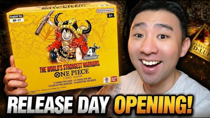 *NEW OP-17 WORLDS STRONGEST WARRIORS BOOSTER BOX OPENING! RELEASE DAY LUCK!?