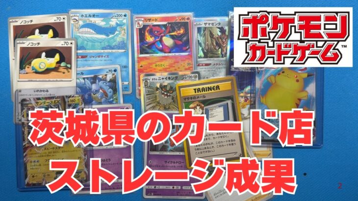 茨城県のカードショップより。ポケカ探索。ストレージ活動。Pokémon Trading Card Game in japan ―English audio available!
