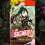 Signed Weiss Schwarz card! 🤩 #tradingcards #weissschwarz #bushiroad #packopening #rezero #fypシ