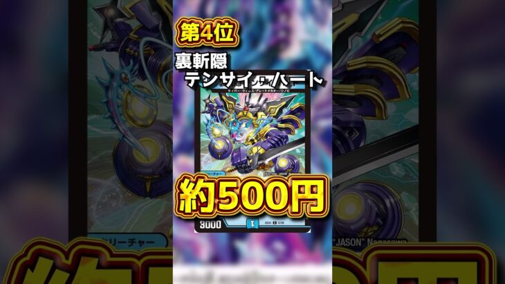 カリスマベストで強化され誕生した新型の《クローシスゴッド》採用カードの価格ランキングTOP5‼!【デュエマ】【ゆっくり】