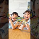 【ポケカ開封】新弾「ストームエメラルダ」を姉妹で開封！まさかの神引き！？#shorts