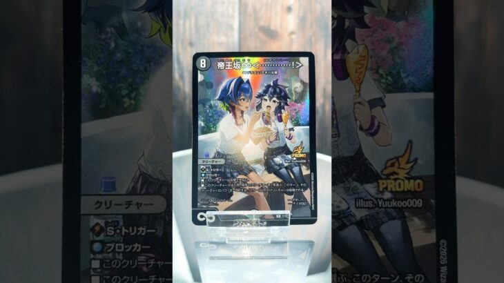 帝王坂∞＜…………！＞　回転レビュー　#デュエルマスターズ #デュエマ #ドラゴン娘になりたくないっ