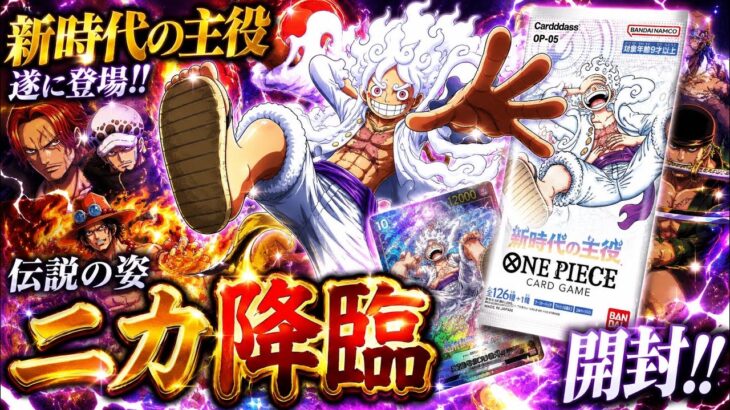 【ワンピースカード】新時代の主役を全力開封！ニカは出るのか！？