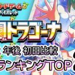 発売  2 年後初日比較 2026/07/28【ポケカ：楽園ドラゴーナ】 買取価格ランキングTOP20【ポケモンカード/Pokemon card】
