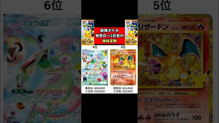 【ポケカ】新弾「30th CELEBRATION」買取価格TOP30｜発売日→2日目の価格変動
