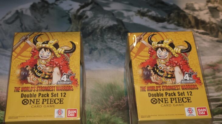 4 Packs One Piece The World’s Strongest Warriors Deck Box