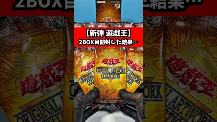 【新弾 遊戯王】ORIGINAL ARTWORK COLLECTION_2BOX目を開封した結果…