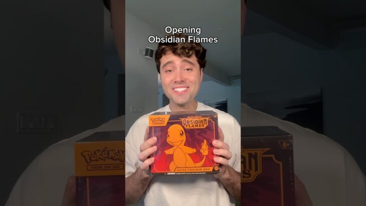 Opening an Obsidian Flames ETB #pokemoncards