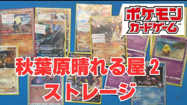 【ポケカ】秋葉原晴れる屋２ストレージ活動。Pokémon Trading Card Game in japan ―English audio available!