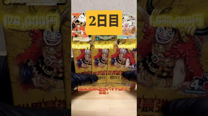 #ワンピース#世界最強の戦士#ワンピースカード#ネタバレ無し